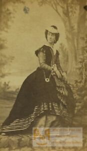 France Paris Stage Actress Eugènie Doche Theatre Old CDV photo Petit 1870