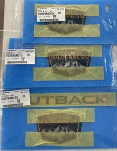 2022 2023 Subaru  Wilderness Logo Fender & Rear Badge Emblem Set  RIGHT LEFT OEM - Bild 1 von 7