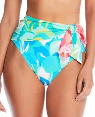 Bleu Rod Beattie Summer Escapes High-Waist Bikini Swim Bottom COLOR MULTI SIZE 8 - Image 1 of 3