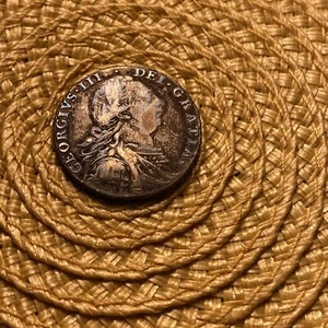 Great Britain Shilling 1787 George 111 W/o Semee Of Hearts W/o Stops At Date - Picture 1 of 20