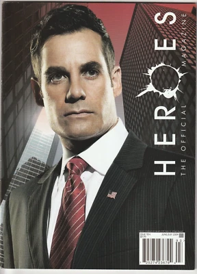 THE OFFICIAL HEROES MAGAZINE # 10 B COVER VARIANT ADRIAN PASDAR INTERVIEW - Image 1 of 2