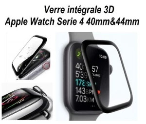 Pr Apple Watch Series 1/2/3/4 Displayglas Hartglas 3D INTEGRAL 38/40/42/44mm - Bild 1 von 1