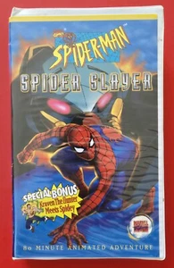 Spiderman Spider Slayer VHS Clamshell Kraven Hunter Marvel Films 1996 USA SELLER - Picture 1 of 10