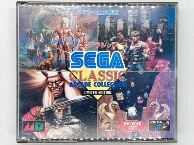 SEGA CLASSIC Arcade Collection Golden Axe Shinobi Rage Sega Mega CD MCD Tested - Image 1 of 4