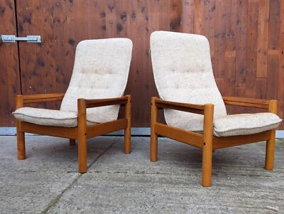 Sillón retro vintage años 60 danés dominó Dinamarca Foto 1 de 4