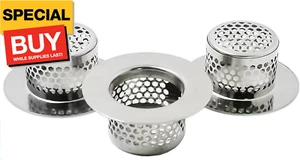 Bathtub Drain Cover, Bathroom Sink Strainer, Drain Hair Catcher for Bathtub Laun - Picture 1 of 6