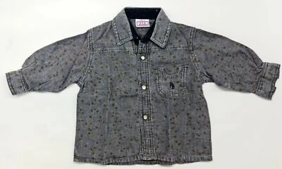 Elegante Original Bebé Estrellas Jans Camisa Manga Larga Petit Bateau Talla 1 - Imagen 1 de 2