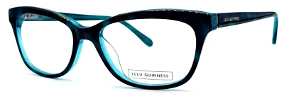 LULU GUINNESS - L910 TEA 53/16/140 - TEAL MULTI - NEW Authentic WOMEN EYEGLASSES