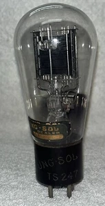 TUNG SOL TYP 47 VINTAGE ETCHED BASE GLOBE TUBE - TESTED TV7 STRONG - Bild 1 von 3
