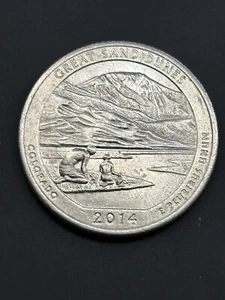 2014-D Washington Quarter Great Sand Dunes ERROR: DDO/DDR/OFF CENTER - Picture 1 of 7