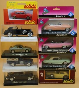 SOLIDO 1/43 Model Selection. UK, USA and European Cars.