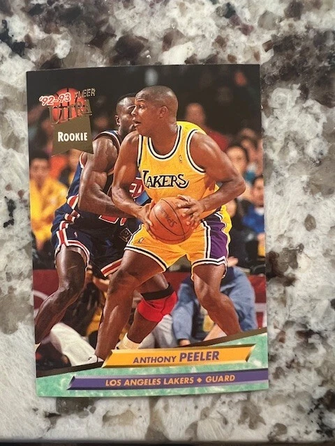 1992-93 FLEER ULTRA NBA ROOKIE CARD LOS ANGELES LAKERS ANTHONY PEELER #289 - Image 1 of 1
