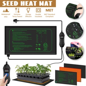 Seedling Heat Mat With Digital Thermostat Combo Set for Seed Germination Hot - Picture 1 of 12
