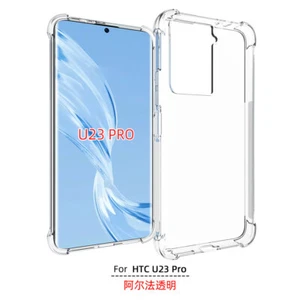 For HTC U23 5G /U23 Pro 5G Shockproof Airbag Transparent Clear TPU Case Cover - Picture 1 of 9