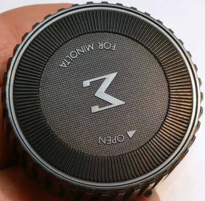 Rear Lens Cap manual focus for MD MC Minolta 28mm f2.8 f2 or 2X teleconverter - Image 1 of 4