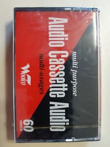 Brand New Woolco Audio Cassette Tape Blank 60 Minutes Multipurpose. Vintage