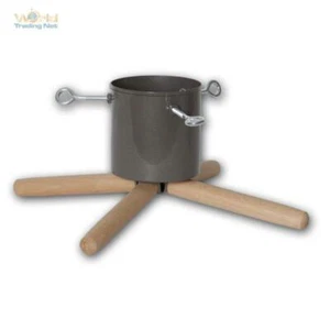 Christbaumständer mit Wassertank, Holz Weihnachts-Baum-Ständer GRANIG, 3-11cm - Bild 1 von 5