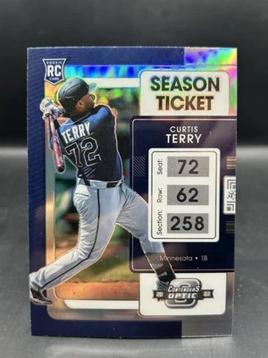 2022 Panini Chronicles #13 Curtis Terry Contenders Optic Holo - Image 1 of 2