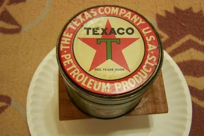 PORTA LATA DE GRAXA VERDE TEXACO MOTOR CUP ARTHUR TEXAS 1LB 3/4 COMPLETA - Imagem 1 de 4