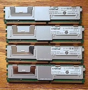 Micron CRUCIAL 16GB (4X4GB) DDR2 CT51272AF667.Y36F0D6. FAST SHIP - Picture 1 of 3