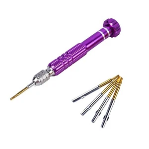 Mobile Phone Repair Tool Screwdrivers W/ 5 Bits For iphone5 6 Motorola Nokia c - Picture 1 of 13