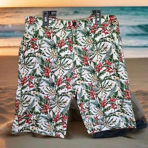 Hudson & Barrow Herren Größe 36 Shorts Hawaii Blumen Golf Sommer Resort EUC - Bild 1 von 9
