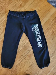 Womens Michigan State Spartans Sweatpants Size Medium - Picture 1 of 5