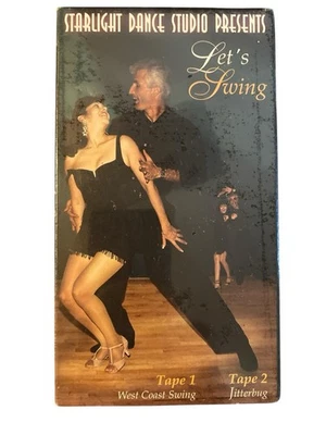 Let's Swing Tape 2 VHS Two Tapes- New Sealed Starlight Dance Studio Jitterbug - Image 1 of 2