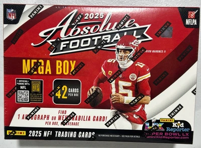 New Listing2025 Panini Absolute Football Card Factory Sealed HOBBY Mega Box IN HAND KABOOM!