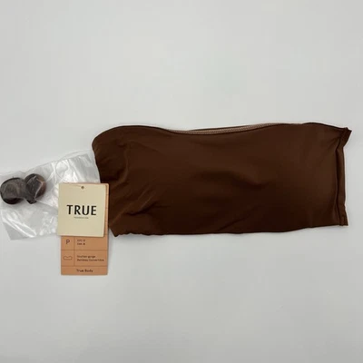 TRUE & CO. Convertible Bandeau Bra Small Brown msrp $58 - Image 1 of 4