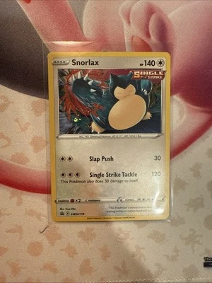 Pokémon TCG Snorlax SWSH119 SWSH: Sword & Shield Promo Cards Holo MINT/Near Mint - Image 1 of 3