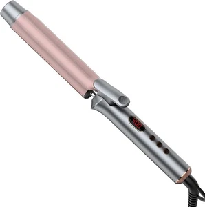 Extra Long Curling Iron  1-1/4" x 6" Ceramic Barrel - 5 Temp Settings - Auto Off - Picture 1 of 6
