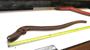 OLD CAST IRON FARM  WINDMILL WELL PUMP HANDLE TOOL  LOT B - Picture 1 of 3