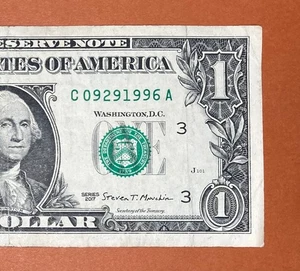 September 29, 1996 (C 09291996 A) Birthday Note $1 One Dollar Bill ` - Picture 1 of 3