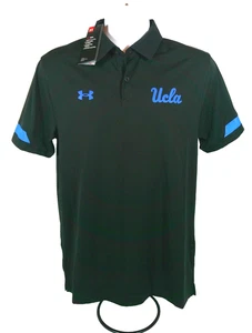 Polo Under Armour UCLA Bruins HeatGear - Negro y Azul - Talla Pequeña Nuevo con Etiquetas - Imagen 1 de 12