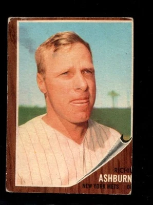 1962 Topps #213 Richie Ashburn GOOD Mets HOF *X119288 - Image 1 of 2