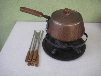 Fondue Set aus Kupfer  von Spring Culinox Swiss Made, 70er Jahre - Bild 1 von 4