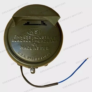 4.5 Blackout Drive Headlamp Fender Light Unit For Willys MB Ford GPW CJ2A Jeeps - Picture 1 of 4