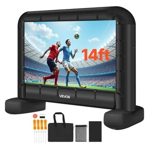 Uimoso 14ft Inflatable Movie Screen 16:9 600D Movie Projection with Portable Bag - Picture 1 of 12