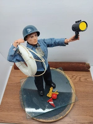 VINTAGE 1964 GI JOE ACTION SAILOR UNIFORME DE ATAQUE MARINHO LOTE: 2 CAMISAS DE TRABALHO DE BOLSO - Imagem 1 de 4