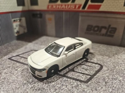 2022 Greenlight 1:64 Hot Pursuit Blank White 2022 DODGE CHARGER PURSUIT #A - Image 1 of 4