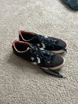Converse Star Player Sneakers Low Top Blue US Flag Mens Size 11 - image 1 of 4