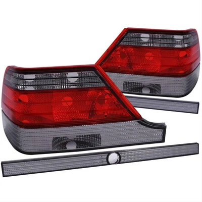 Anzo Euro-Style Taillights Smoke/Red Lens Chrome 1995-1999 Mercedes-Benz S320 Foto 1 de 3