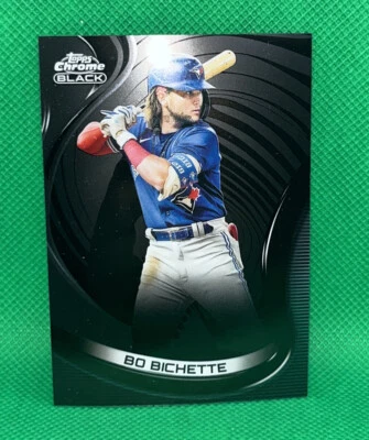 Bo Bichette 2022 Topps Chrome Black Baseball Card Blue Jays - Image 1 of 2