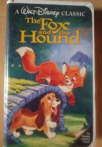 The Fox and the Hound (VHS, 1994) Black Diamond Classic - Imagen 1 de 3