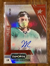2020 Jason Robertson Upper Deck Synergy Portrait Red /99  #A-128 Rookie Auto RC