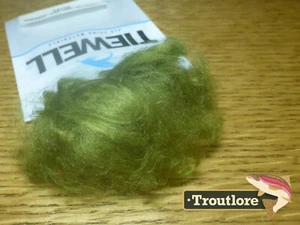 OLIVE TIEWELL PREMIUM DRY FLY DUBBING - NEW AUSTRALIAN FLY TYING MATERIAL - Picture 1 of 4