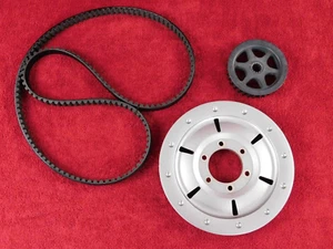 OEM Kawasaki Drive Belt w/F&R Sprockets *NICE! 06-24 VN900 Vulcan 900 Classic LT - Bild 1 von 16