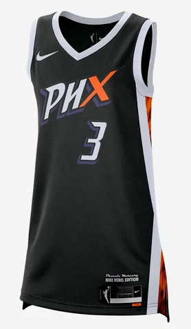 Nike Rebel Edition Phoenix Mercury Diana Taurasi Basketball Jersey XS DC9601-010 Cover