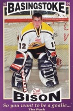 ALEC FIELD, BASINGSTOKE BISON, RARE 1998-1999 'THE PUCK' CARD.